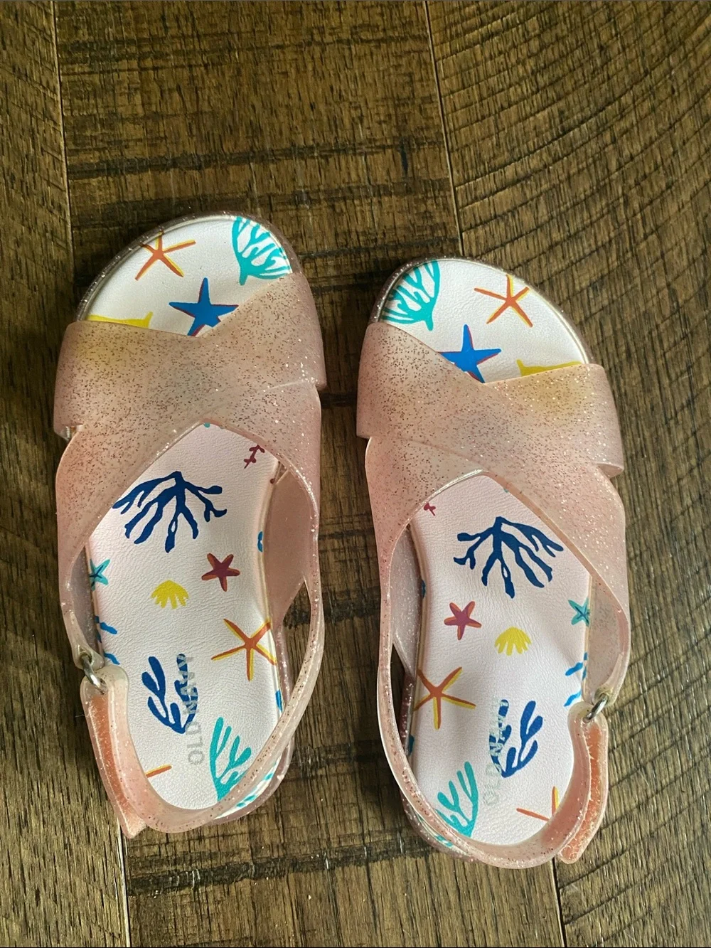 Old Navy Sparkle Jelly Sandals